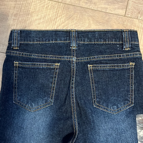 Disney Store exclusive girls flare jeans gold Minnie Mouse adjustable waist 12 - Picture 10 of 13